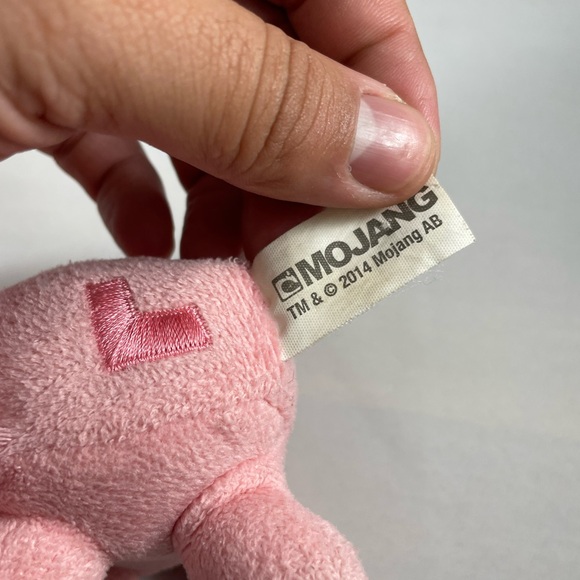 Minecraft Mojang 6” Pig Plush Pink Piglet Small Stuffed Animal Toy 2014 Jazwares - Picture 6 of 7